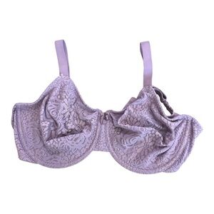 Lilac Lace Underwire Bra 34G Full Coverage Romantic – Pre-Loved